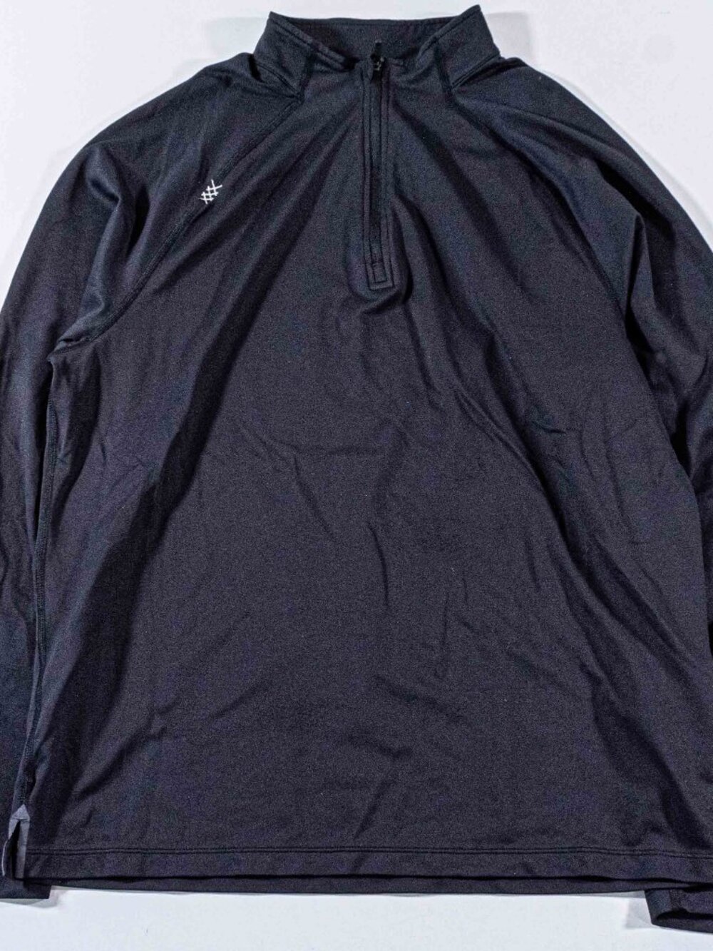 Rhone Session 1/4 Zip Pullover Black Medium Performance Athleisure Golf Training